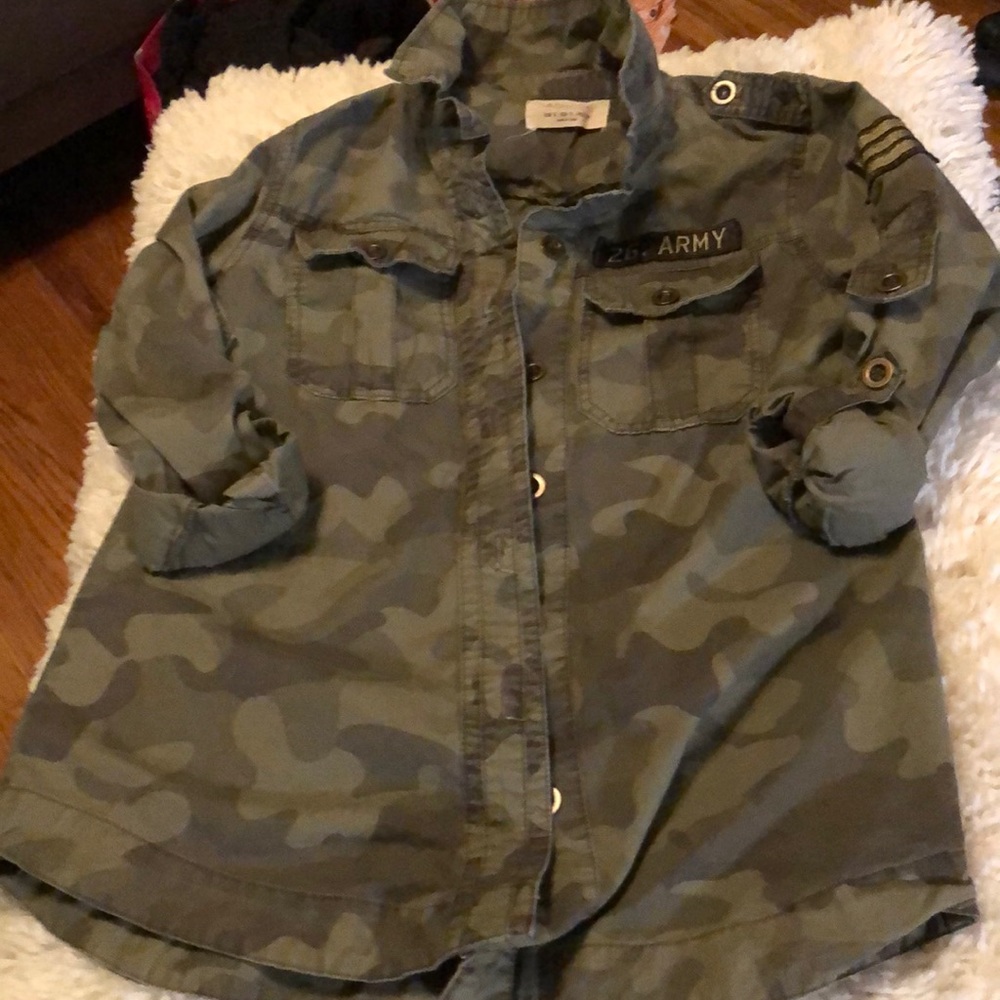 Womens Camo military inspired top